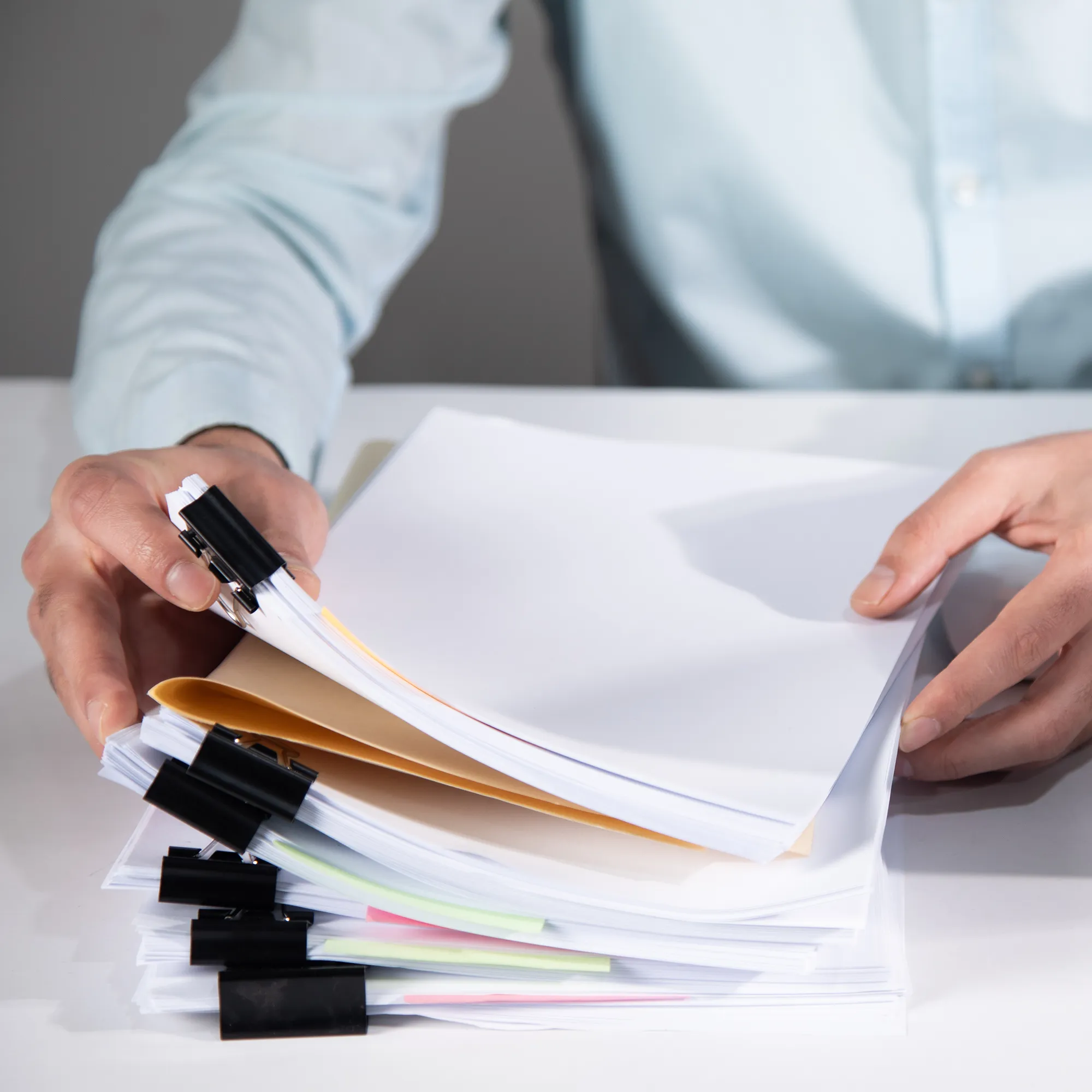 معالجة الأوراق النظامية